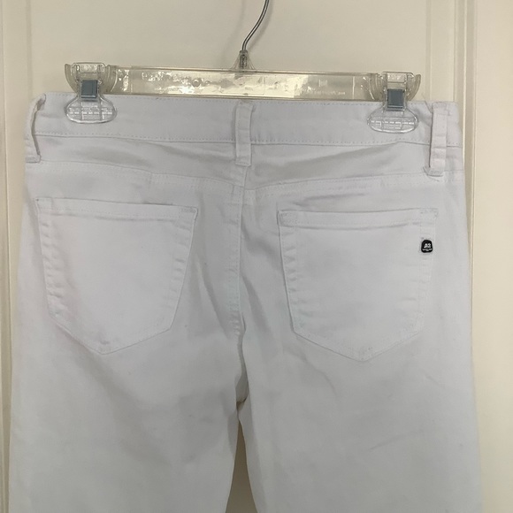 A’2nd by Special A Jeans White Mid Rise Skinny Ankle Jeans Size 7 - Picture 2 of 10
